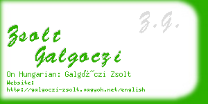 zsolt galgoczi business card